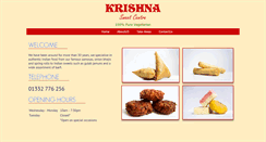 Desktop Screenshot of krishnasweetcentre.com